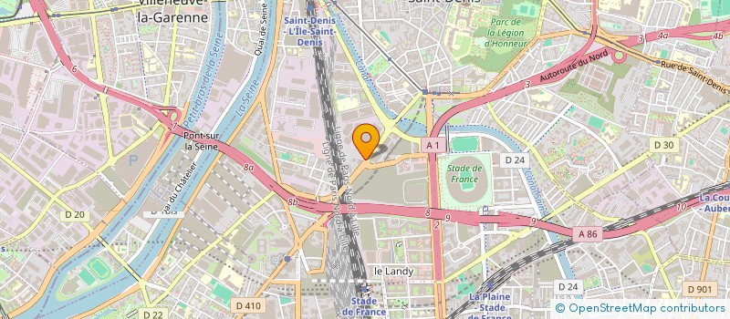 localisation de l'entreprise ASM TRANSPORT à SAINT-DENIS