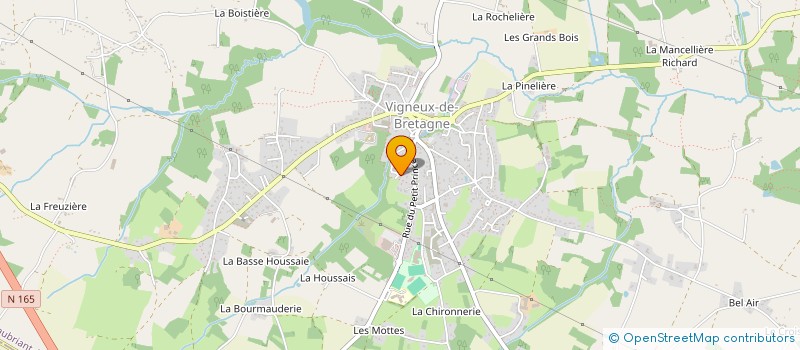 localisation de l'entreprise ASM TRANSPORT  VIGNEUX-DE-BRETAGNE