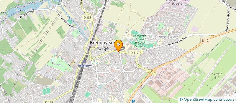 localisation de l'entreprise ASM TRANSPORT à BRETIGNY-SUR-ORGE