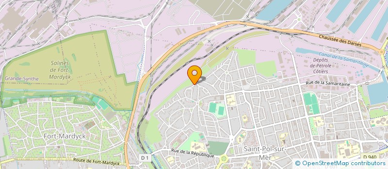 localisation de l'entreprise ASM VANDAMME à DUNKERQUE