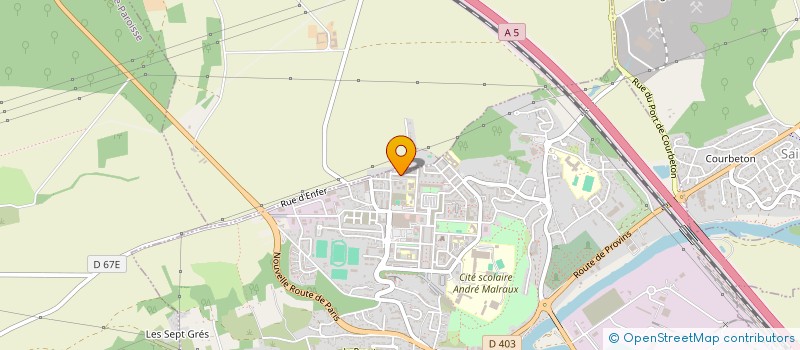 localisation de l'entreprise ASM VTC  MONTEREAU-FAULT-YONNE