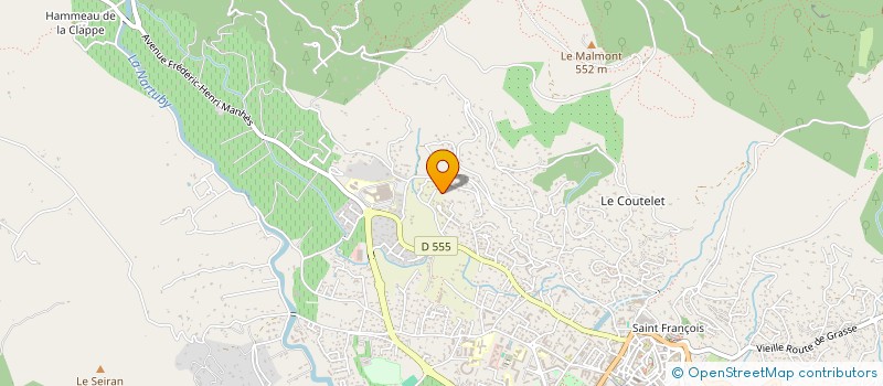 localisation de l'entreprise ASM83 TELECOM à DRAGUIGNAN