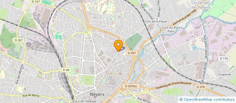 localisation de l'entreprise ASMA à NEVERS