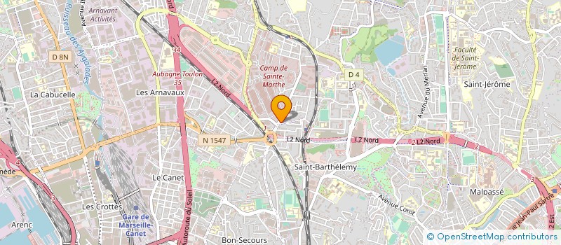 localisation de l'entreprise ASMA  MARSEILLE