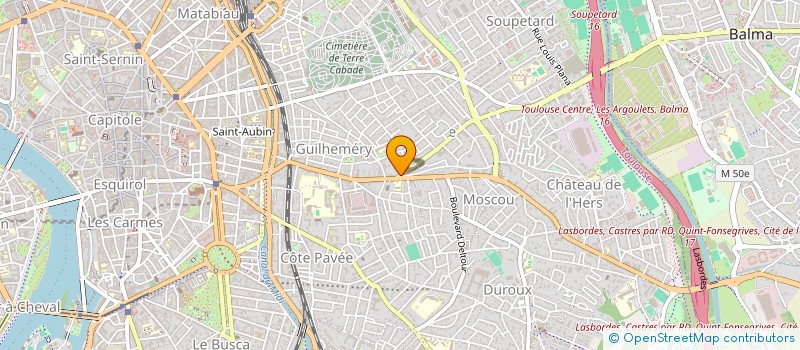 localisation de l'entreprise ASMA à TOULOUSE