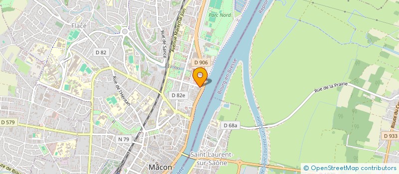 localisation de l'entreprise ASMA DE SAONE ET LOIRE à MACON