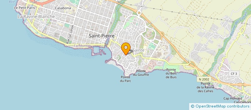 localisation de l'entreprise ASMA DISTRIBUTION à SAINT-PIERRE
