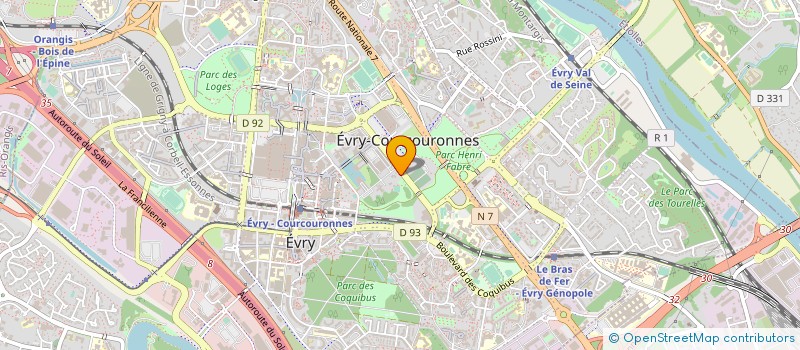 localisation de l'entreprise ASMA ESSONNE à EVRY-COURCOURONNES