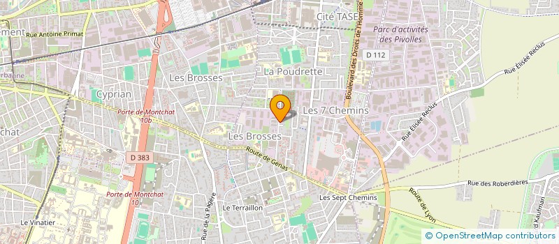 localisation de l'entreprise ASMA IMMO  VAULX-EN-VELIN