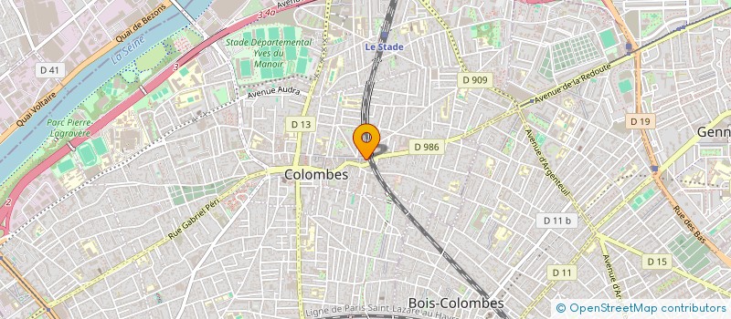 localisation de l'entreprise ASMA JNIFEN TRABELSI à COLOMBES