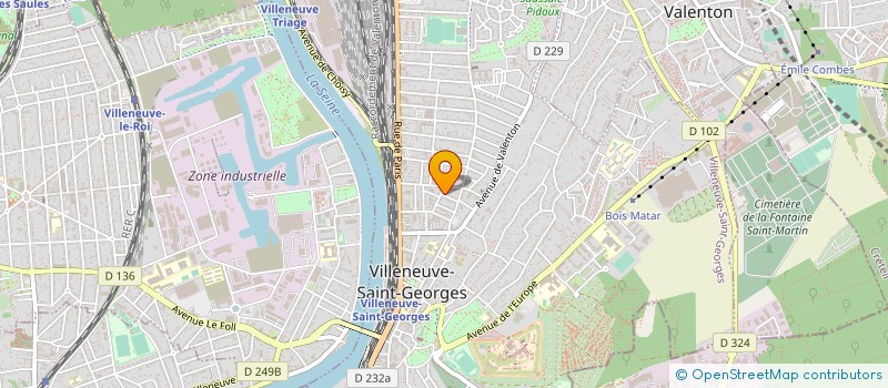 localisation de l'entreprise ASMA TRANS à VILLENEUVE-SAINT-GEORGES