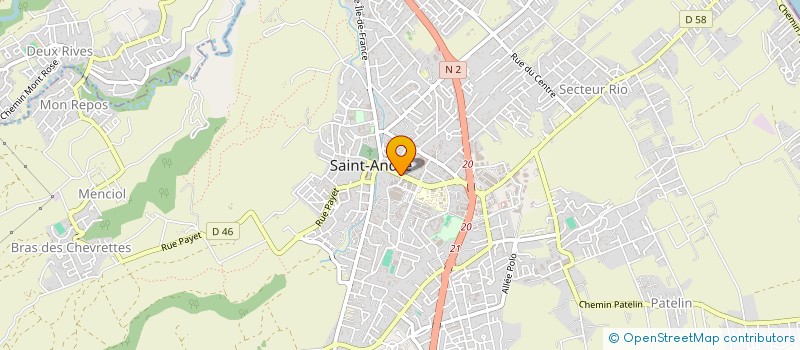 localisation de l'entreprise ASMAA à SAINT-ANDRE