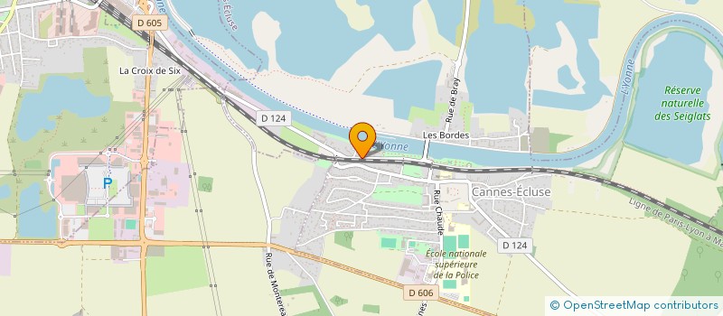 localisation de l'entreprise ASMAA AMRAOUI  CANNES-ECLUSE