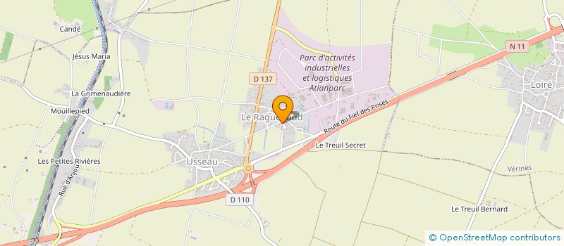 localisation de l'entreprise ASMACA  SAINTE-SOULLE