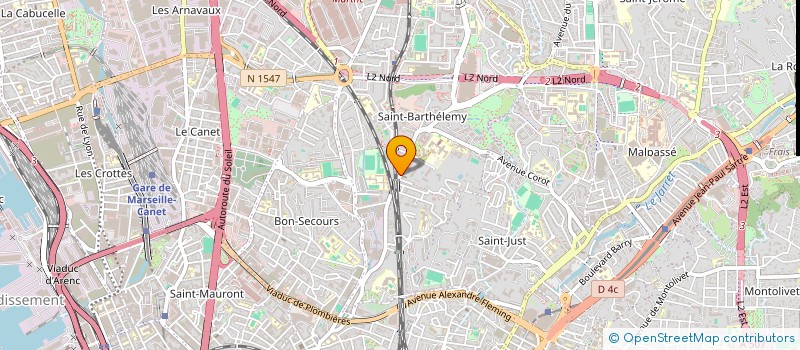 localisation de l'entreprise ASMAK  MARSEILLE