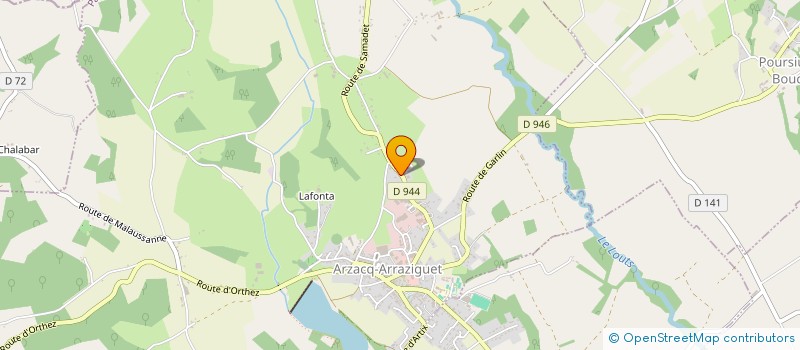 localisation de l'entreprise ASMARDIS à ARZACQ-ARRAZIGUET