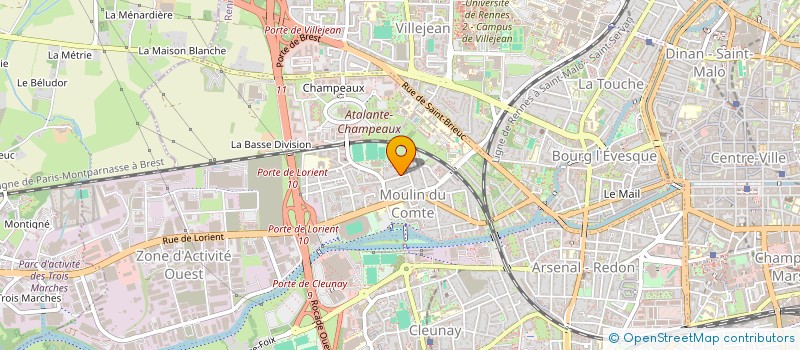 localisation de l'entreprise ASMARE  RENNES