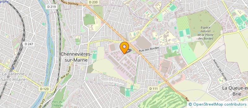 localisation de l'entreprise ASMB à CHENNEVIERES-SUR-MARNE