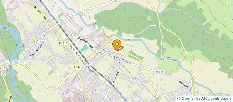 localisation de l'entreprise ASMB à BORDES