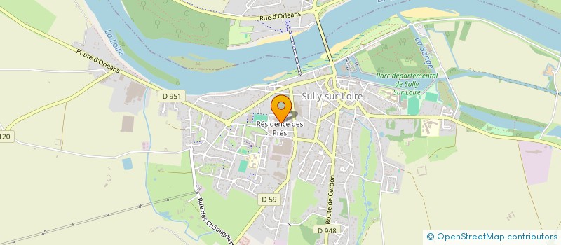 localisation de l'entreprise ASMB à SULLY-SUR-LOIRE