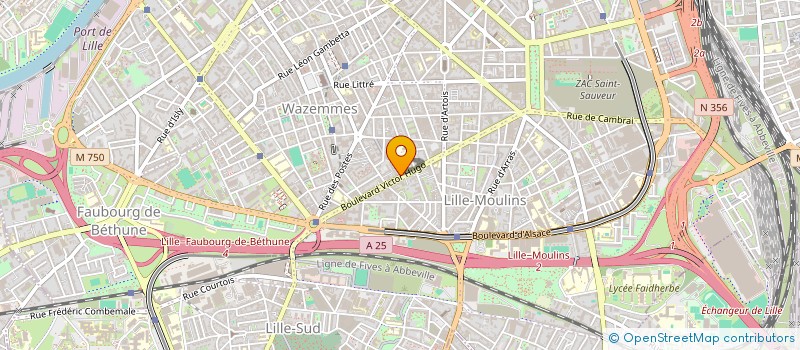 localisation de l'entreprise ASMB ASSOCIES  LILLE
