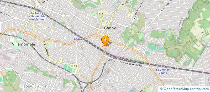 localisation de l'entreprise ASMB DEV à GAGNY