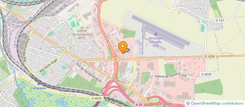 localisation de l'entreprise ASMB INVESTISSEMENTS  LONGUEAU