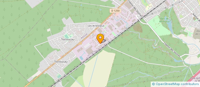 localisation de l'entreprise ASMD SYSTEMES à CESTAS