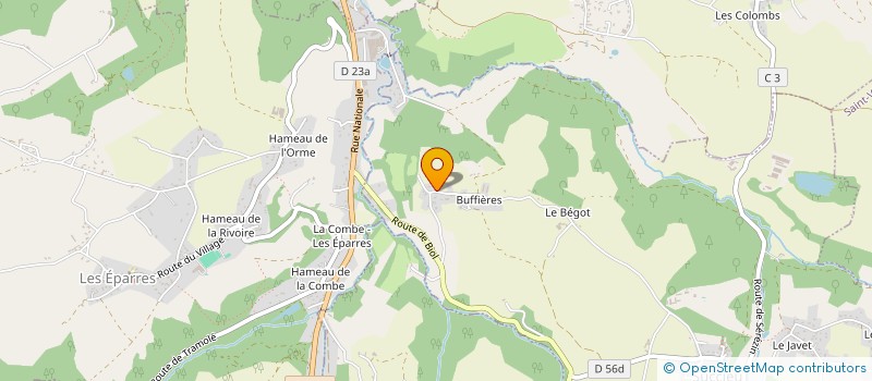 localisation de l'entreprise ASME TRANSPORTS  CHAMPIER