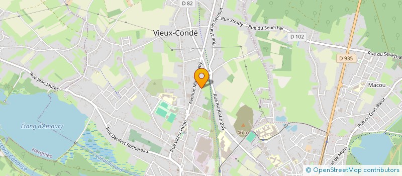 localisation de l'entreprise ASMECA à VIEUX-CONDE