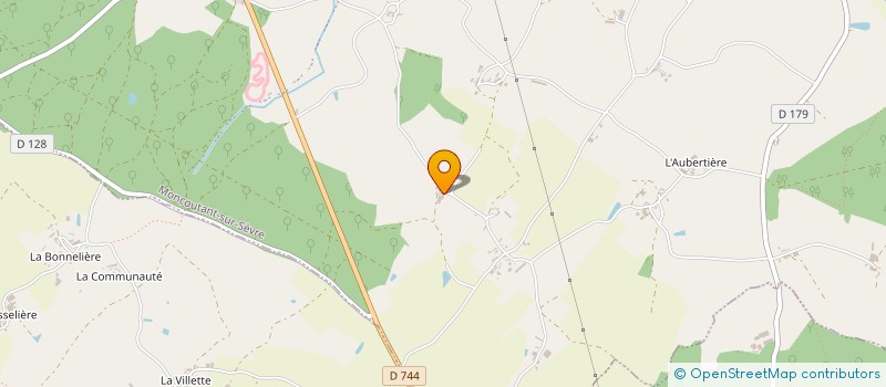 localisation de l'entreprise ASMEJ-PRAGUE  MONCOUTANT-SUR-SEVRE