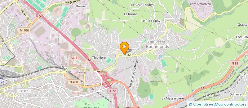 localisation de l'entreprise ASMERO  SAINT-JEAN-BONNEFONDS