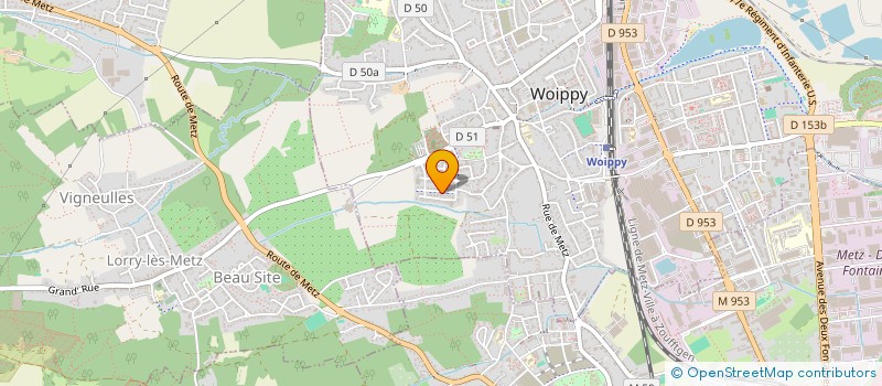 localisation de l'entreprise ASMF1 VILLERUPT  VILLERUPT