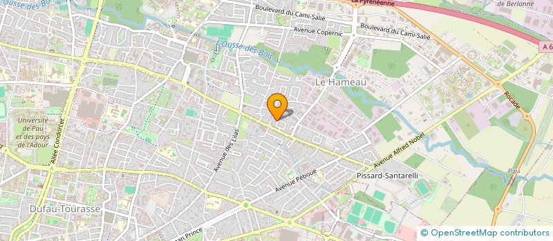 localisation de l'entreprise ASMI à PAU
