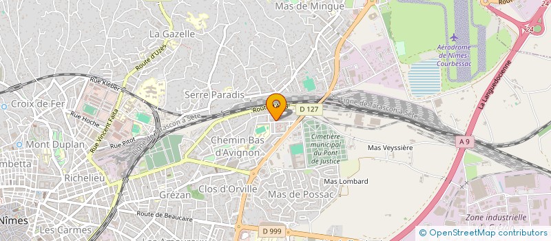 localisation de l'entreprise ASMI RENOV  NIMES