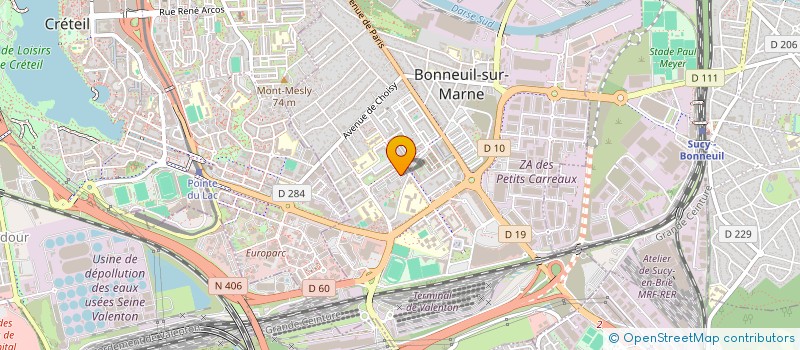 localisation de l'entreprise ASMICOIFF LA DIFFERENCE à BONNEUIL-SUR-MARNE