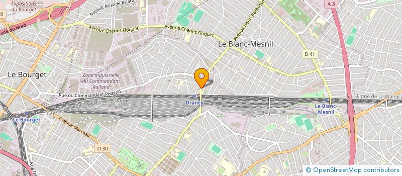 localisation de l'entreprise ASMIN à NOISY-LE-SEC