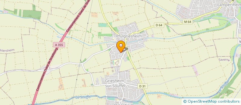 localisation de l'entreprise ASMITA à PFULGRIESHEIM