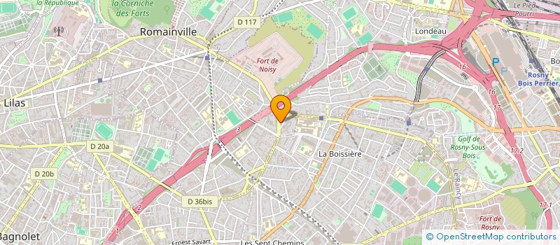 localisation de l'entreprise ASMIYA FOOD à ROMAINVILLE