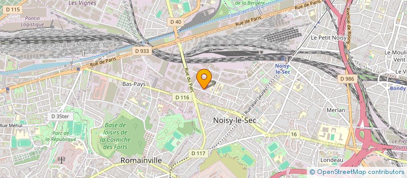 localisation de l'entreprise ASMJ 44 à NOISY-LE-SEC