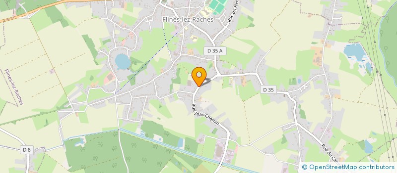 localisation de l'entreprise ASMJ  FLINES-LEZ-RACHES