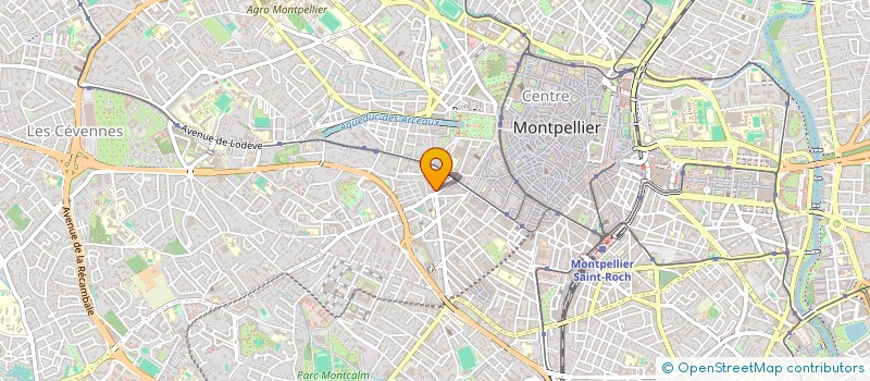 localisation de l'entreprise ASMK à MONTPELLIER