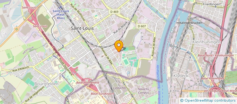 localisation de l'entreprise ASMM  SAINT-LOUIS