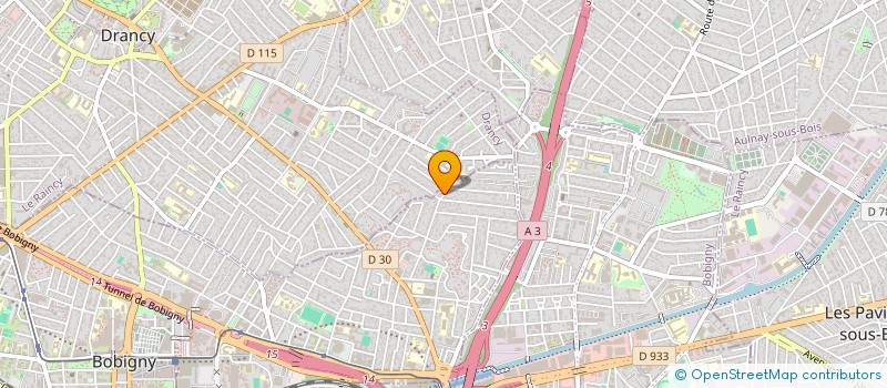 localisation de l'entreprise ASMN  BOBIGNY