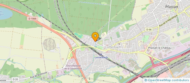 localisation de l'entreprise ASMO  LUTTERBACH