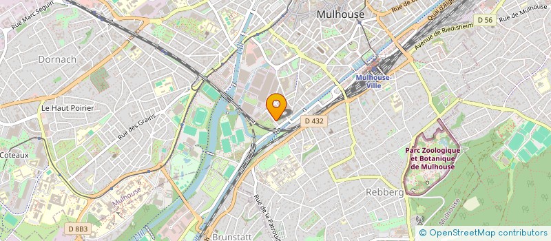 localisation de l'entreprise ASMO  MULHOUSE