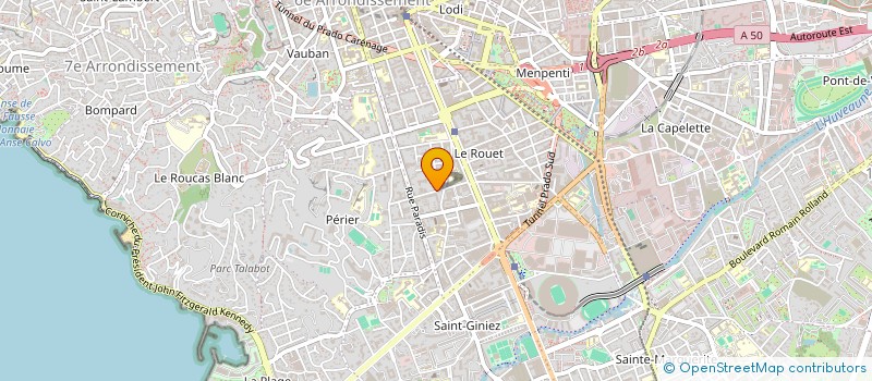 localisation de l'entreprise ASMODEE à MARSEILLE