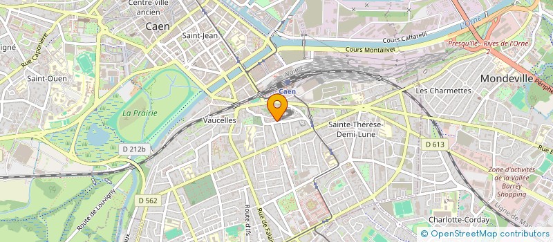 localisation de l'entreprise ASMP à CAEN