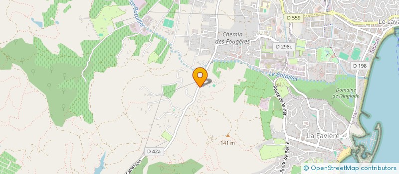 localisation de l'entreprise ASMP CARRELAGE à BORMES-LES-MIMOSAS