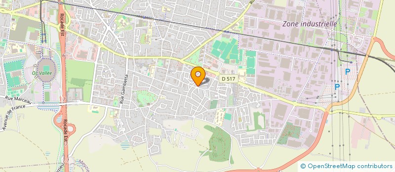 localisation de l'entreprise ASMR  MEYZIEU